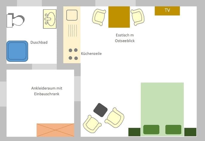 LandgasthofFischerhus - Fischerhus 4 -  Appartement Arkonablick - LandgasthofFischerhus - Fischerhus 4 -  Appartement Arkonablick detail 3