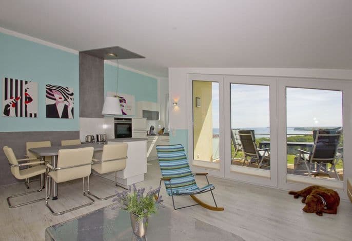 Meeresblick Residenzen FeWo 67 deluxe: Balkon, Meerblick, Sauna- u. Schwimmbadnutzung - Meeresblick Residenzen FeWo 67 deluxe: Balkon, Meerblick, Sauna- u. Schwimmbadnutzung detail 4