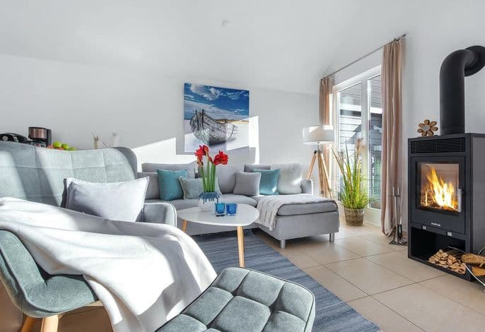 Wunderschönes Ferienapartment mit Infrarotsauna, Kaminofen und sonnigem Balkon