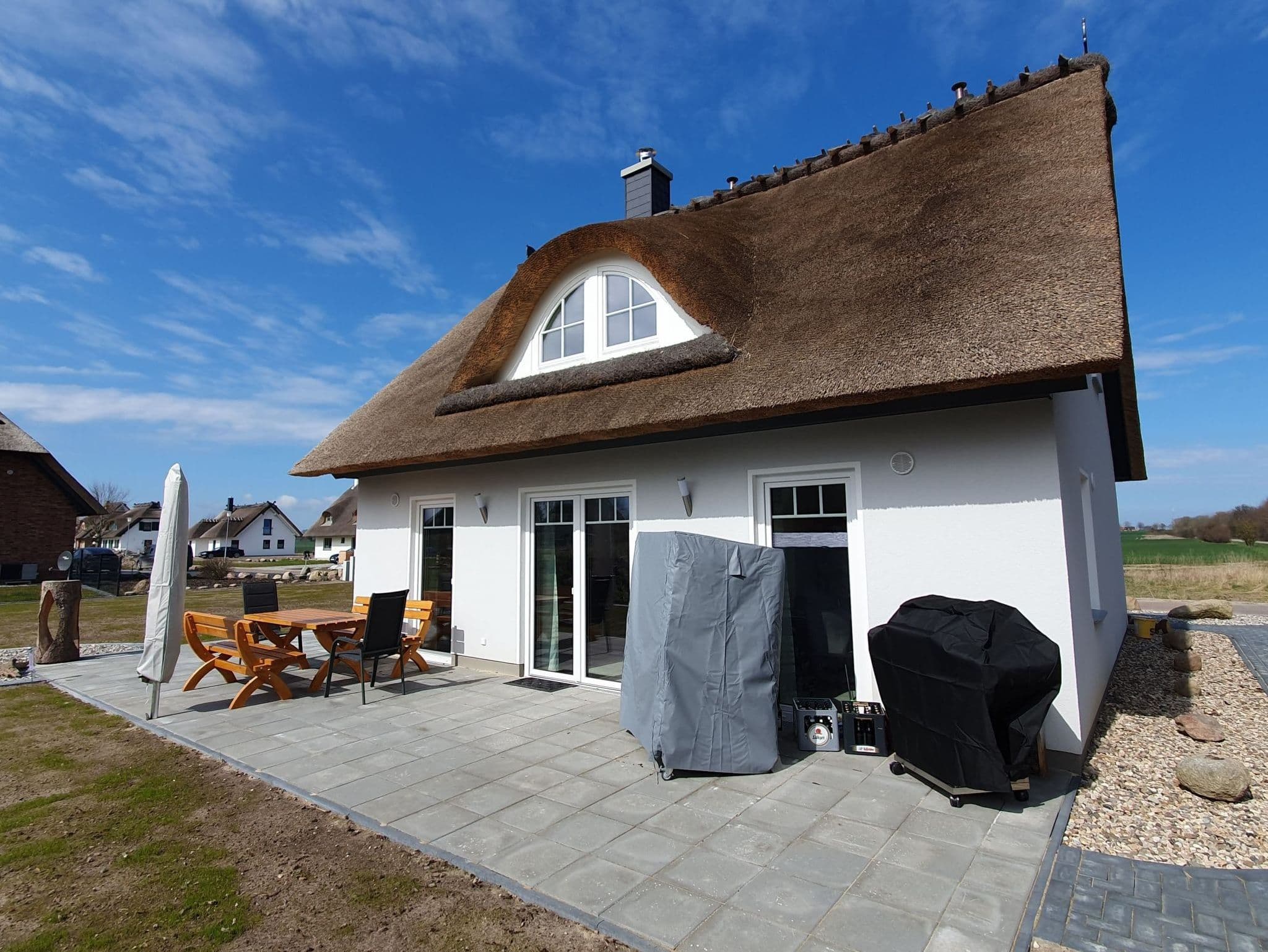 Reetdachhaus, Haus Hannes in Mellnitz detail 1