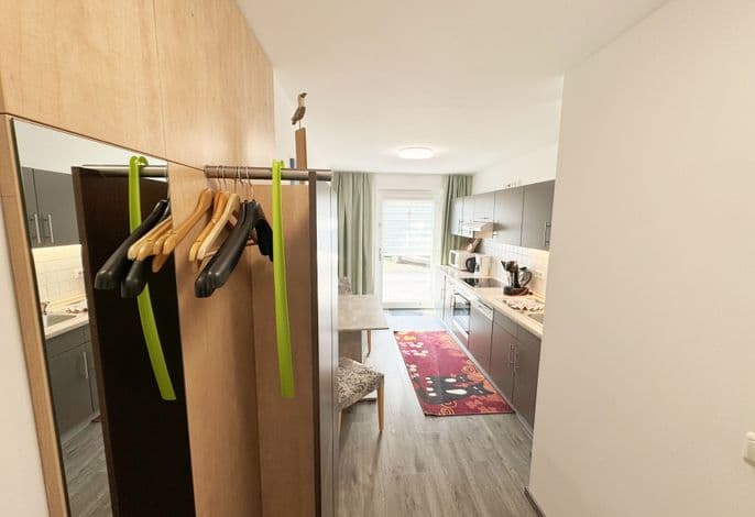 Wohnung 01 mit Terrasse und Boddenblick - MR: Haus Inselperle mit Blick auf den Bodden detail 4