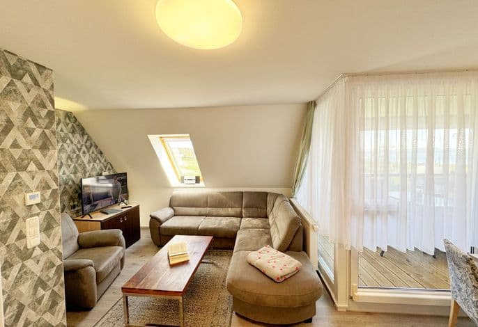Wohnung 05 mit Balkon und Boddenblick - MR: Haus Inselperle mit Blick auf den Bodden detail 1