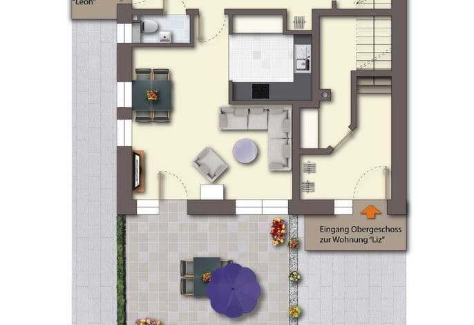 Leon - im Erdgeschoss detail 1