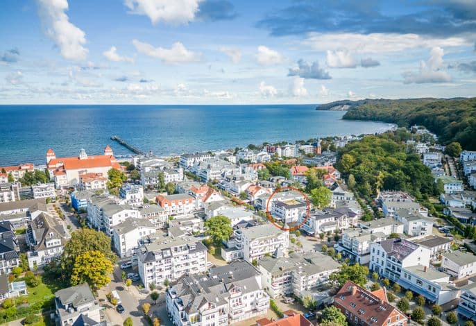 Villa Hildegard-Strandnähe-Balkon-im Zentrum von Binz/5 - Appartement 5