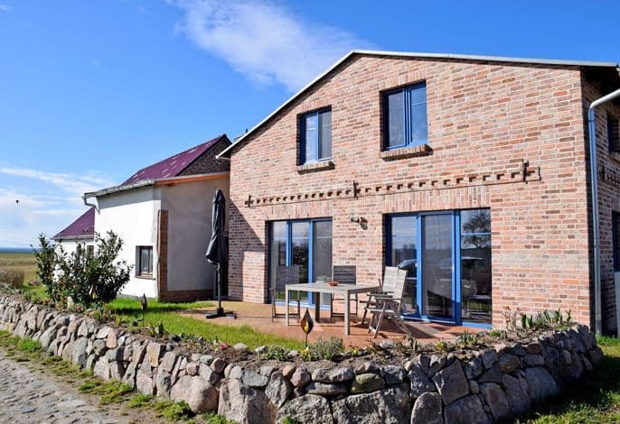 Ferienhaus zum Boddenstrand mit Kamin - Ferienhaus zum Boddenstrand mit Kamin