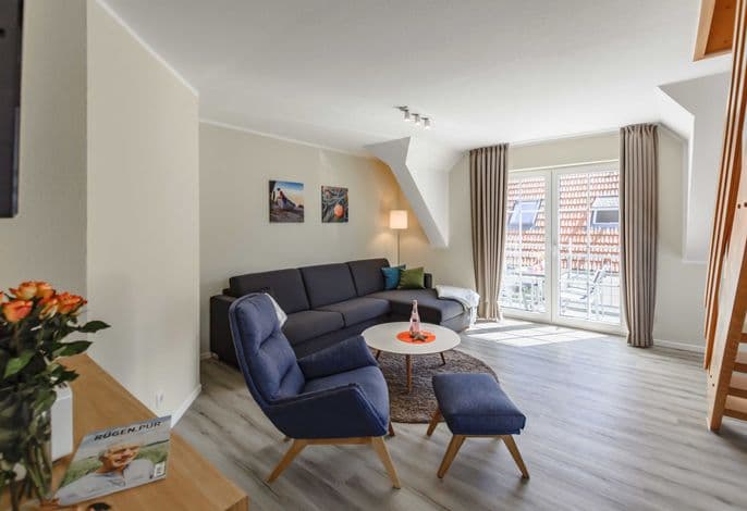 Haus A - Whg 04 mit Balkon - F: Lotsenberg Apartments mit 8 Ferienwohnungen mit Sauna detail 4