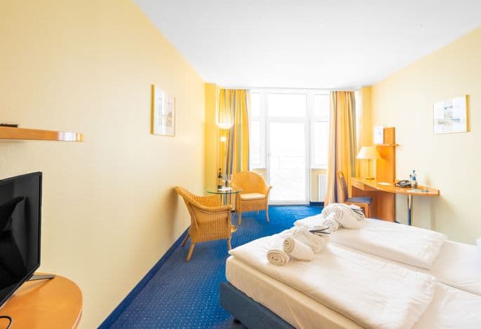 Doppelzimmer Meerseite mit Balkon detail 1