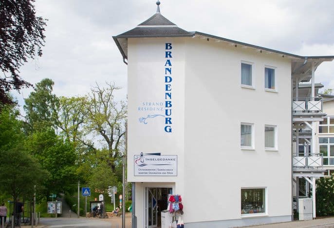 Ferienappartement für 2 Feriengäste in Göhren mit Wlan - Ferienappartement mit Balkon und Seeblick