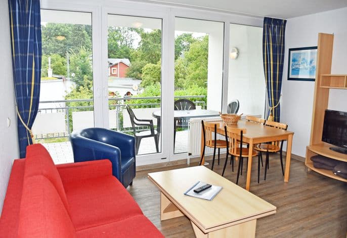 17 schöne 2-Raum-Ferienwohnung mit Balkon