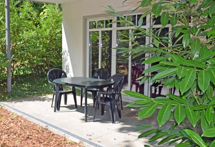05 schöne 1-Raum-Fewo tlw. Seeblick, Strandlage mit Terrasse - Appartementhaus am Strand m. Balkon Göhren (OR 01-09) detail 4