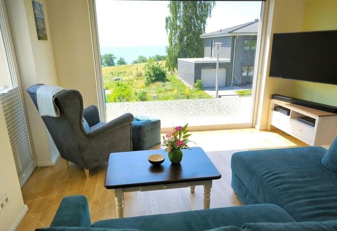 2-Raum-Ferienwohnung mit Meerblick und Balkon (Ms) - Appartementhaus mit Meerblick und Balkon in Göhren (HMLi) detail 1