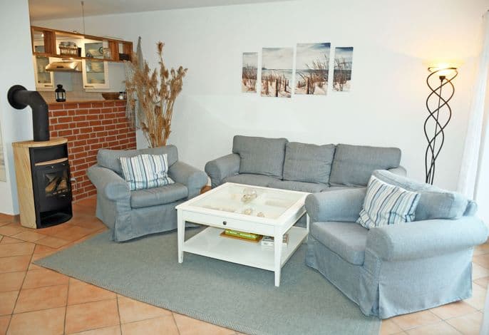 Ferienwohnung mit Terrasse und Kamin Wigbold
