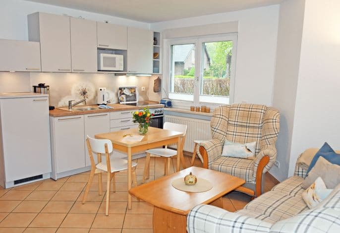 2-Raumferienwohnung m. Terrasse Koje für Vier - schöne Ferienwohnungen mit Terrasse im Zentrum von Rügen detail 1