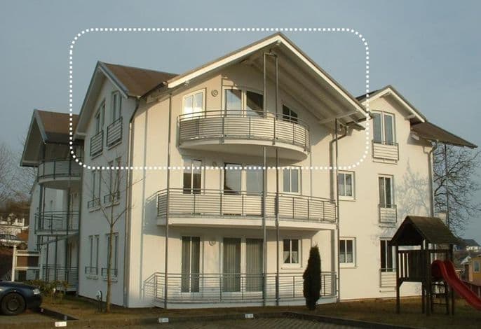 EIN-20 - Komfortable 2-Zimmer-Wohnung mit Balkon (HT) - Residenz Villa Eintracht - Ferienapartments in Göhren detail 4