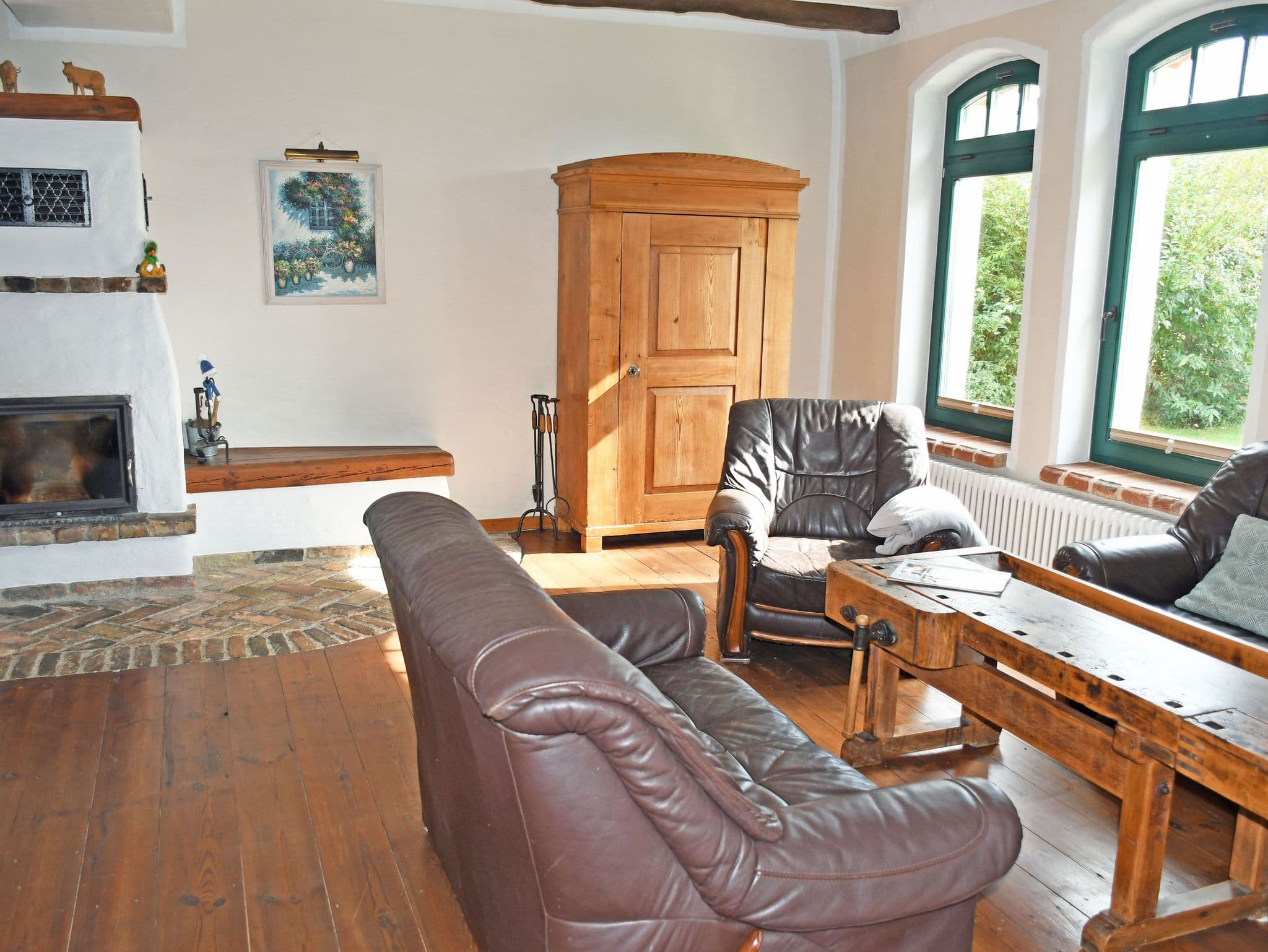 Ferienwohnung Poltenbusch mit Kamin und Terrasse - Ferienwohnungen im Süden von Rügen mit Sauna detail 2