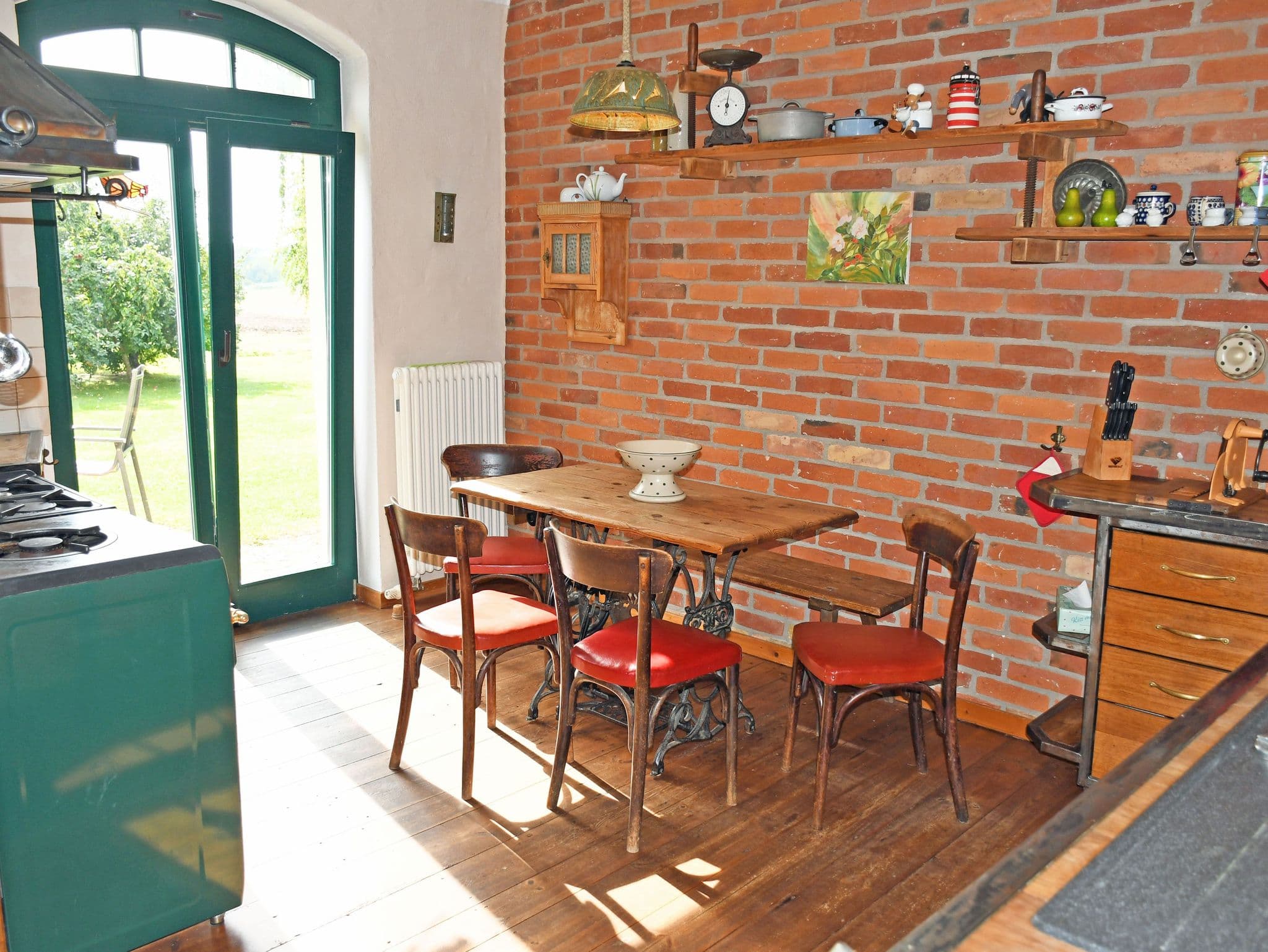Ferienwohnung Poltenbusch mit Kamin und Terrasse - Ferienwohnungen im Süden von Rügen mit Sauna detail 4