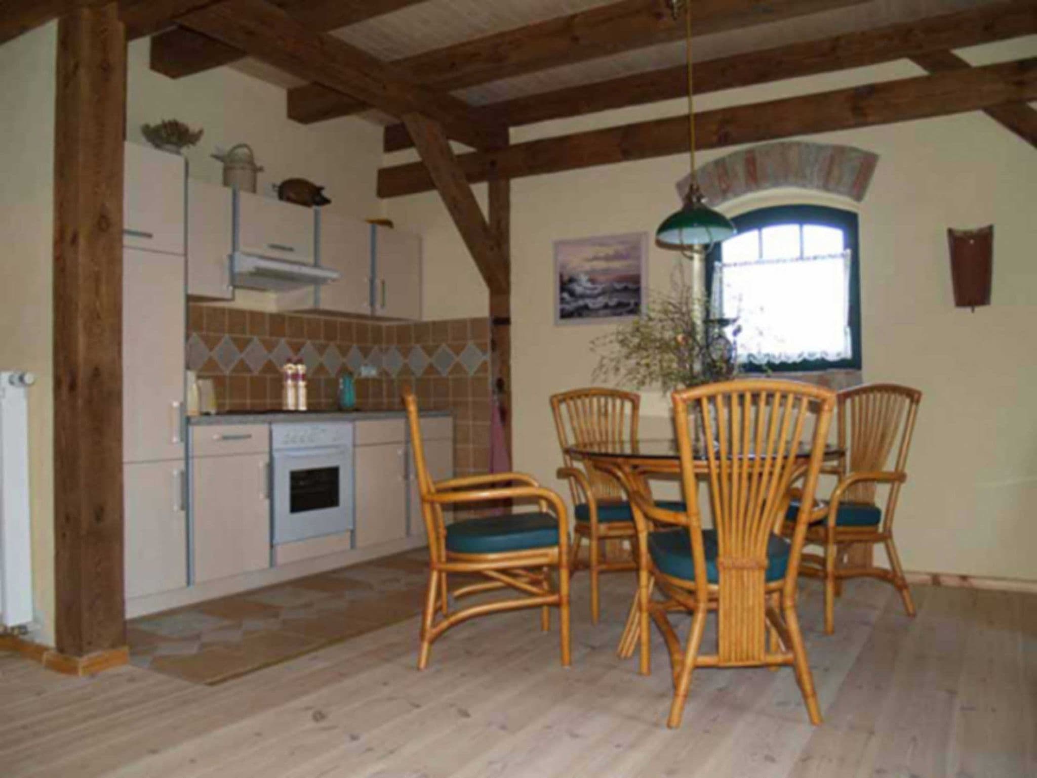 Ferienwohnung Swantow mit Gartenterrasse - Ferienwohnungen im Süden von Rügen mit Sauna detail 1