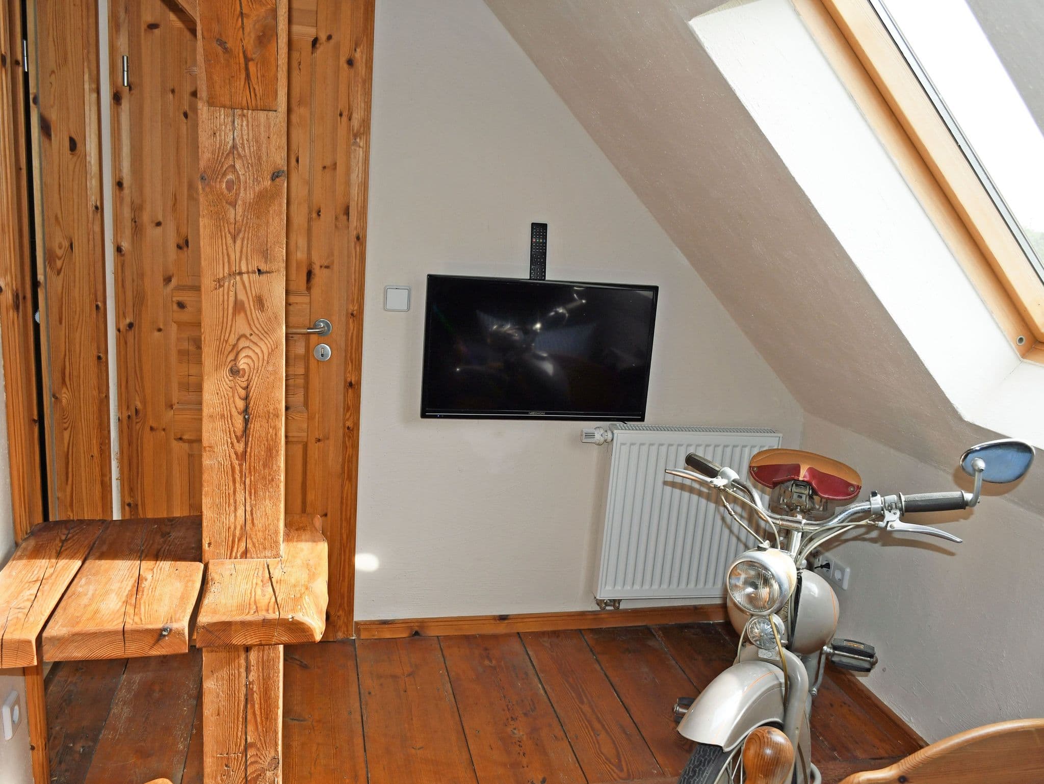 coole Bikerwohnung mit Außenterrasse - Ferienwohnungen im Süden von Rügen mit Sauna detail 2