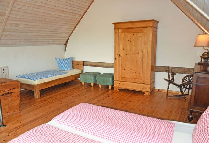 Ferienwohnung Alte Scheune mit mit Gartenterrasse - Ferienwohnungen im Süden von Rügen mit Sauna detail 2