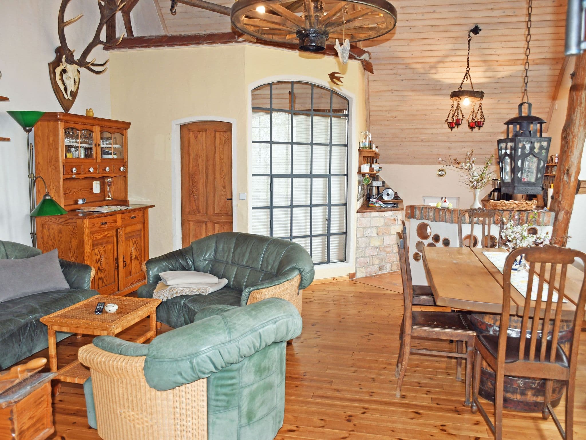 Ferienwohnung Alte Scheune mit mit Gartenterrasse - Ferienwohnungen im Süden von Rügen mit Sauna detail 4