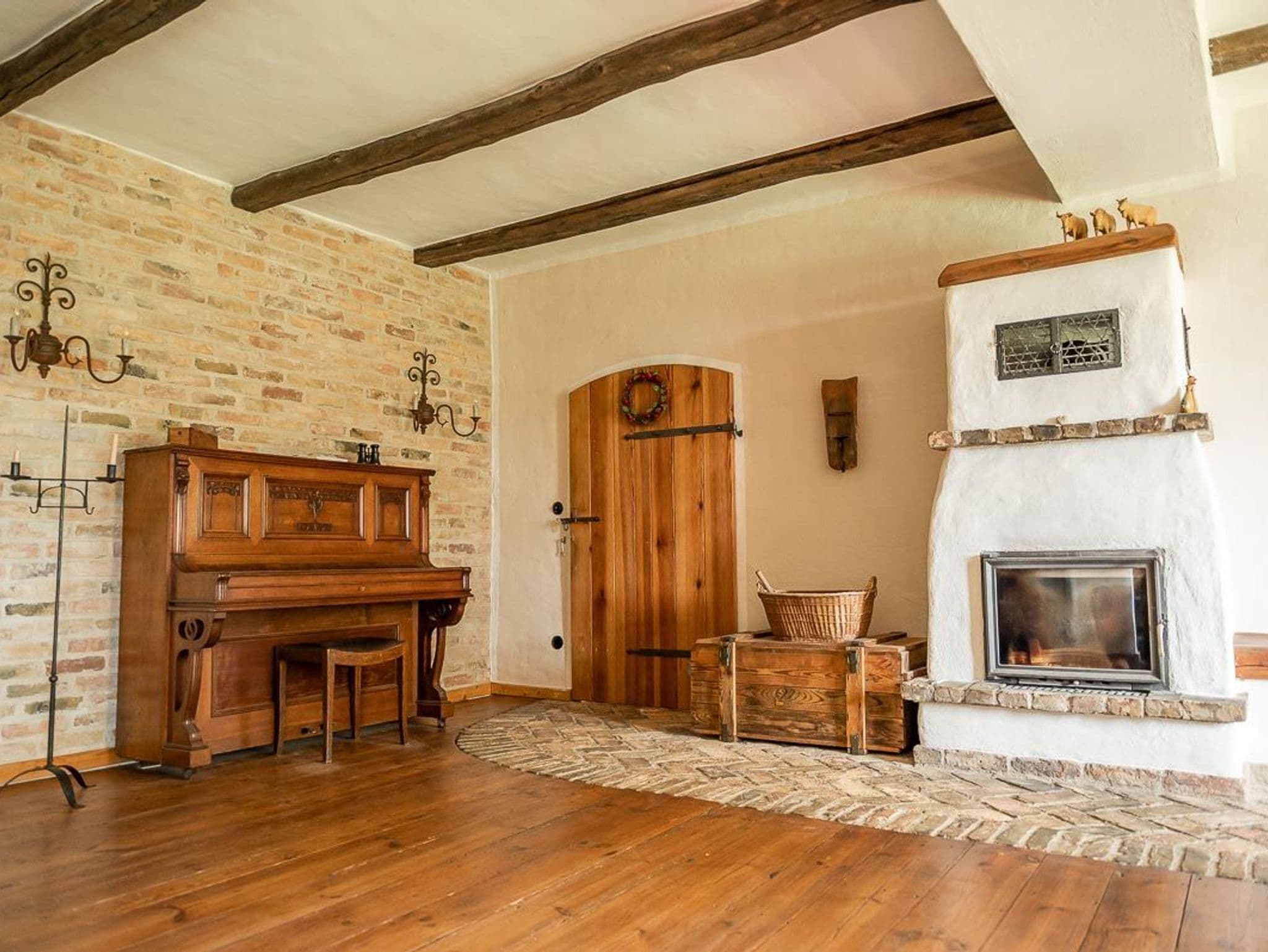 Ferienwohnung Poltenbusch mit Kamin und Terrasse