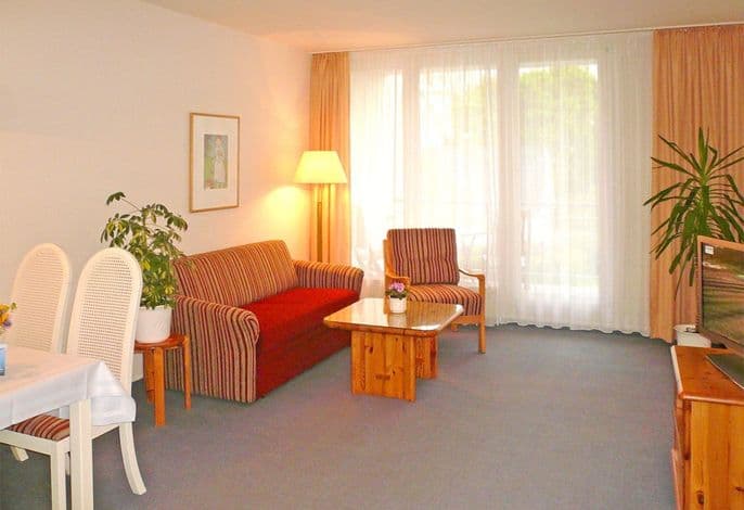 2 Zimmer Apartment mit Süd-Loggia - Haus Seeschwalbe im Ostseebad Göhren detail 3