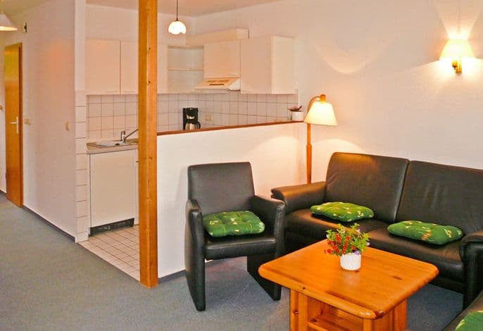 3 Zimmer Apartment mit Süd-Balkon oder Süd-Terrasse - Haus Seeschwalbe im Ostseebad Göhren detail 1