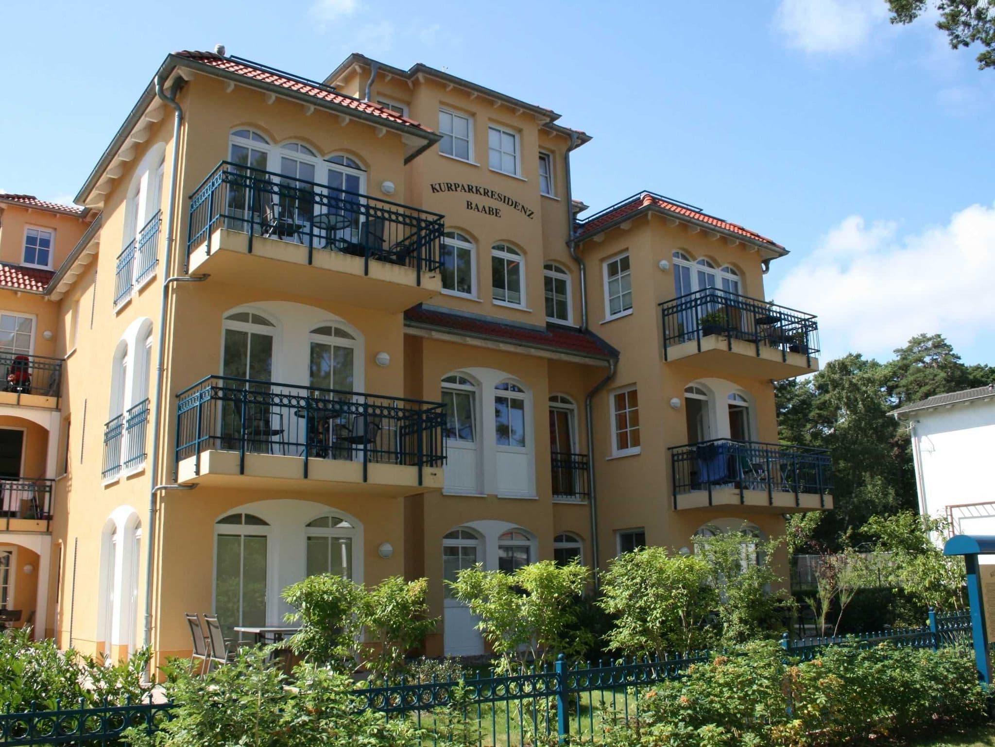 Kurparkresidenz Baabe Whg. 14 - Meerseite mit Blick Kurpark