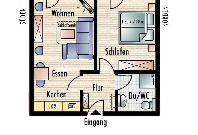 Whg 2 - EG - Villa Boddenblick detail 4