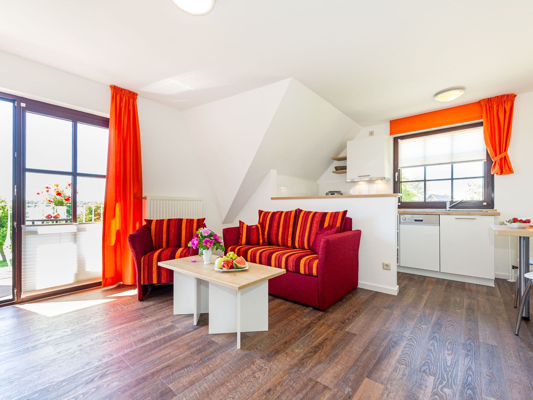 Appartement Luv mit Seeblick und Balkon (L) - Selliner Ferienwohnungen mit Seeblick detail 1