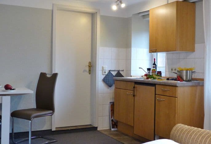 1-Raum-Appartement im EG mit Süd-West-Terrasse - Ferienhaus am Schmachter See detail 2