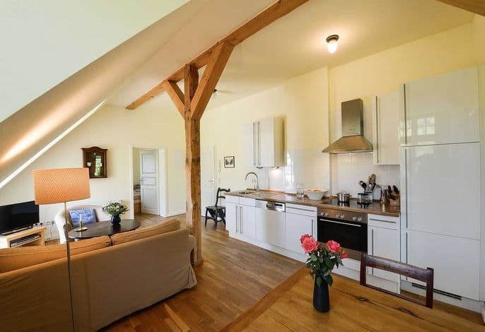 Ferienwohnung 6 mit Seeblick und Balkon 2 Personen - Gut Grubnow Rügen detail 4