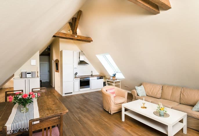 Ferienwohnung 8 für 4 Personen mit schönem Seeblick - Gut Grubnow Rügen detail 2