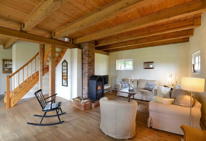 Ferienhaus Remise für 6 Personen mit großer Terrasse - Gut Grubnow Rügen detail 1