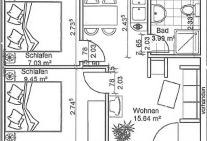 Appartement mit 2 Schlafzimmern Seestern 2 - Ferienpark Bernstein detail 3