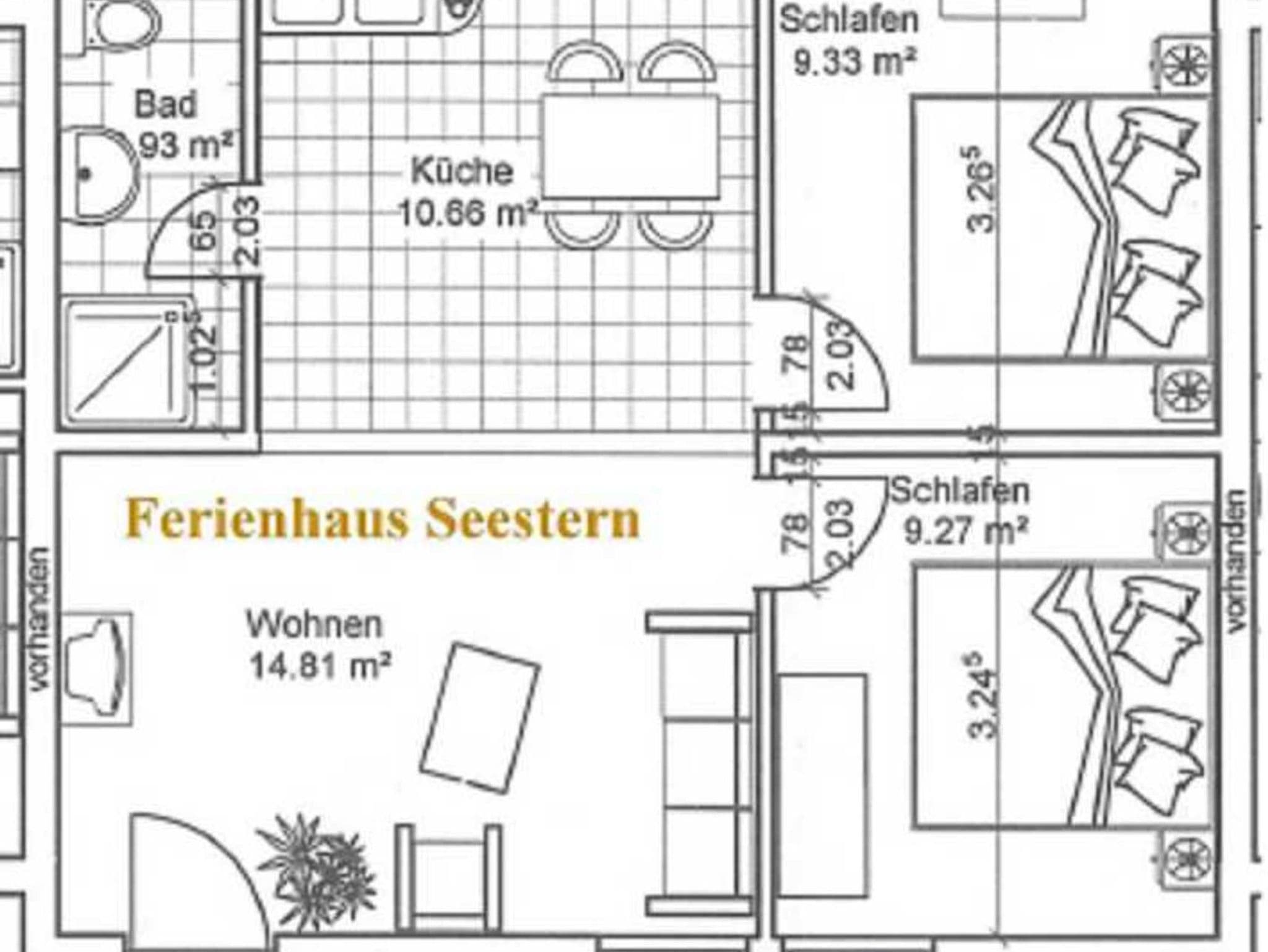 Appartement mit 2 Schlafzimmern Seestern 3 - Ferienpark Bernstein detail 3