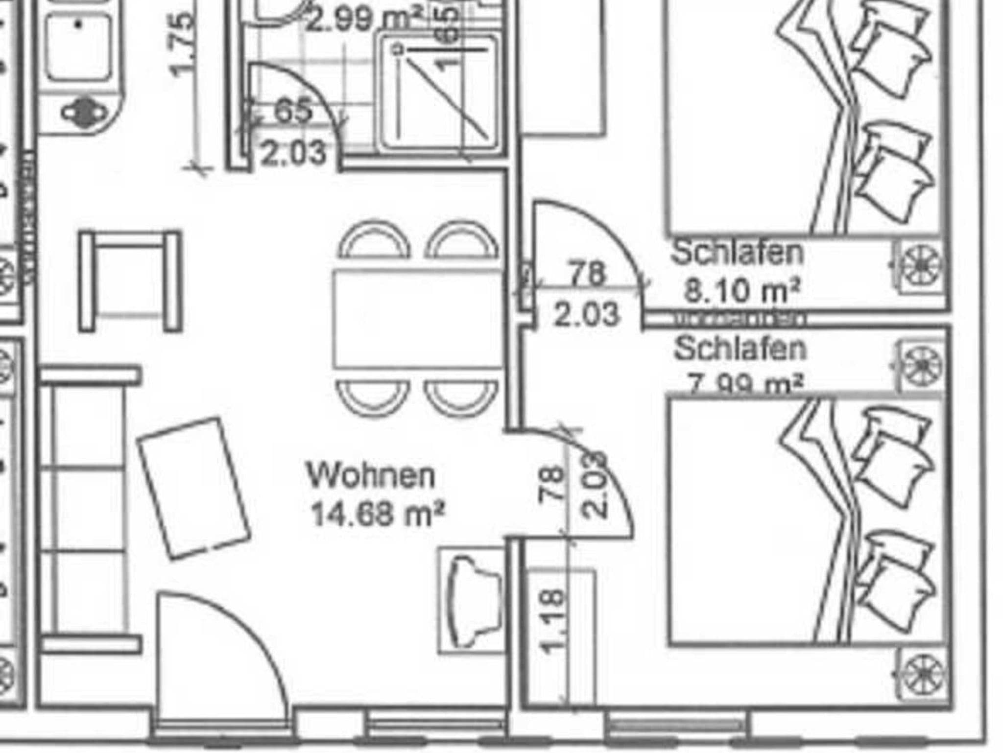 Appartement mit 2 Schlafzimmern Seestern 5 - Ferienpark Bernstein detail 3