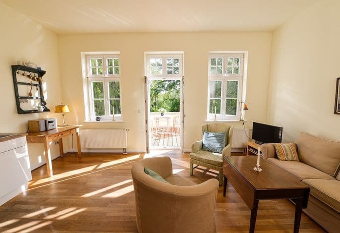 Ferienwohnung 7 mit Wasserblick, Balkon 2 Pers. - Ferienwohnung 7 mit Wasserblick, Balkon 2 Pers. detail 2