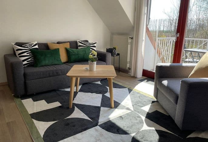 Ferienwohnung "Nils Holgerson" mit Balkon zwischen Strand, Wald & Wiese im Südosten der Insel Rügen! - Ferienwohnung "Nils Holgerson" mit Balkon zwischen Strand, Wald & Wiese im Südosten der Insel Rügen! detail 3