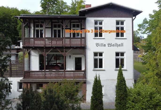 Sonnige Ferienwohnung -100qm - im 1. Obergeschoss der Villa Walhall in einem parkähnlichen Garten - Sonnige Ferienwohnung -100qm - im 1. Obergeschoss der Villa Walhall in einem parkähnlichen Garten