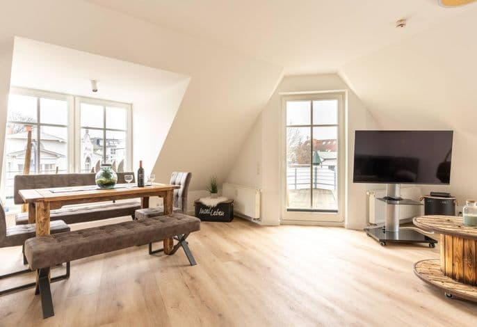 Fewo 9 "Küstenliebe" Villa Vogelsang Binz, 3-Raum, Balkon, Sauna, Parkplatz, Strandnah - Fewo 9 "Küstenliebe" Villa Vogelsang Binz, 3-Raum, Balkon, Sauna, Parkplatz, Strandnah
