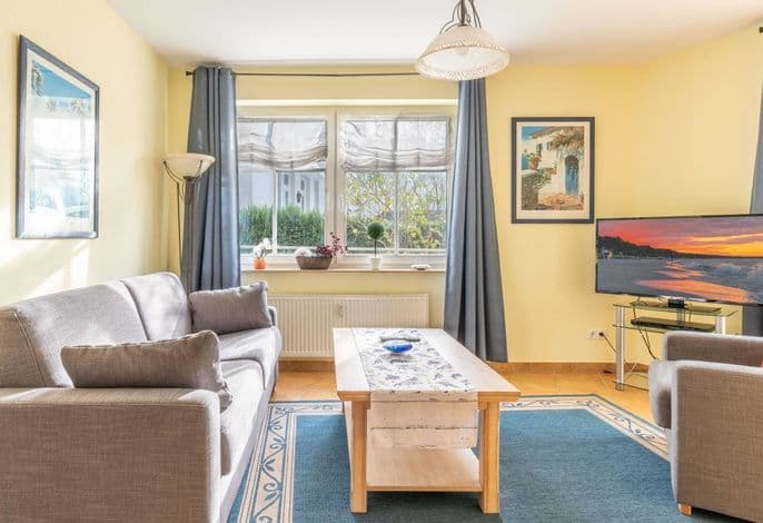 Ferienwohnung 2 "Kranich" Villa Vogelsang in Binz, 3-Raum, Parkplatz, WLAN, Wintergarten, Terrasse - Ferienwohnung 2 "Kranich" Villa Vogelsang in Binz, 3-Raum, Parkplatz, WLAN, Wintergarten, Terrasse detail 4