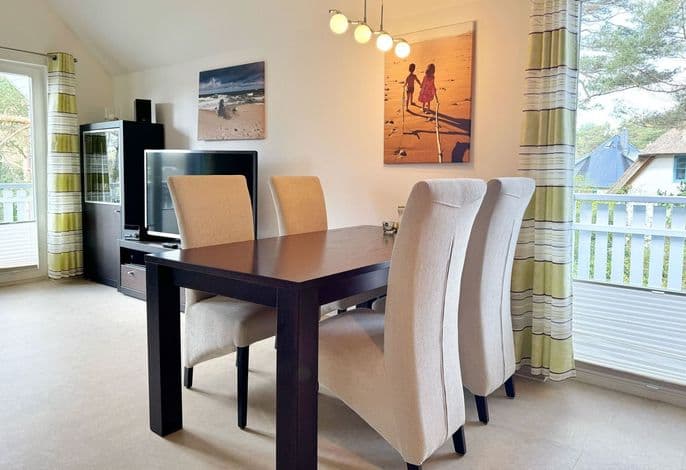 Familienfreundliches Apartment mit Infrarotsauna, Kamin & Balkon in Strandnähe - Ostseepark Rügen detail 2