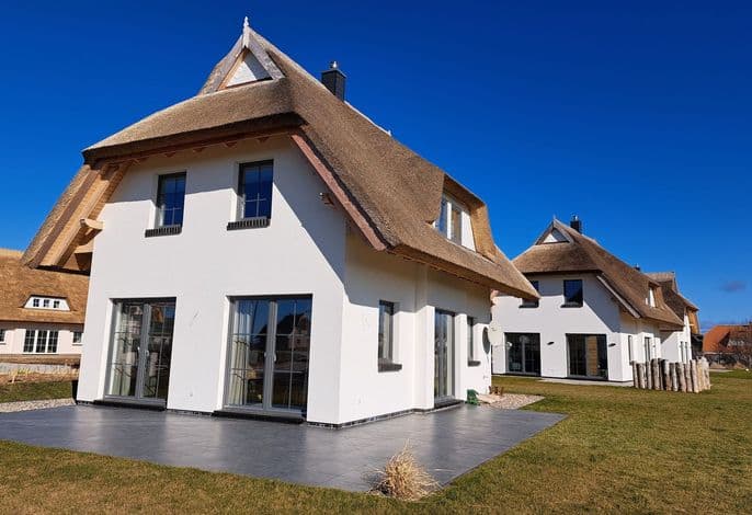 Ferienhaus "Distelfink" in Dranske / Lancken - Reetdach-Haus mit Boddenblick, Sauna und Kamin in Dranske detail 1