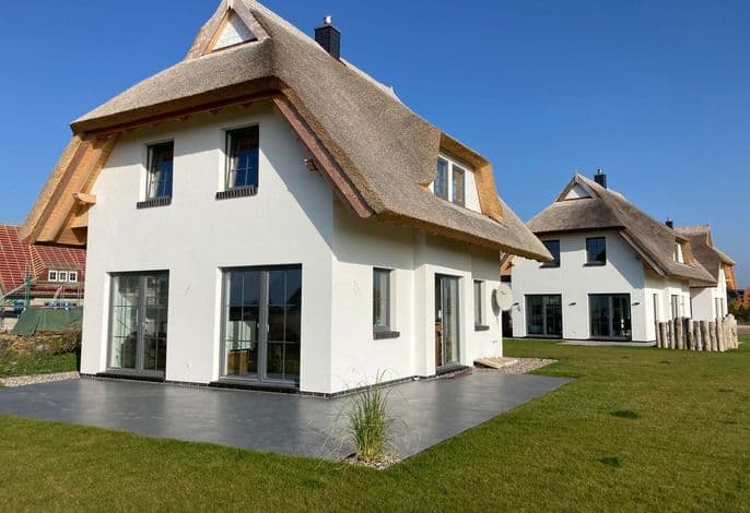Ferienhaus "Distelfink" in Dranske / Lancken - Reetdach-Haus mit Boddenblick, Sauna und Kamin in Dranske detail 3