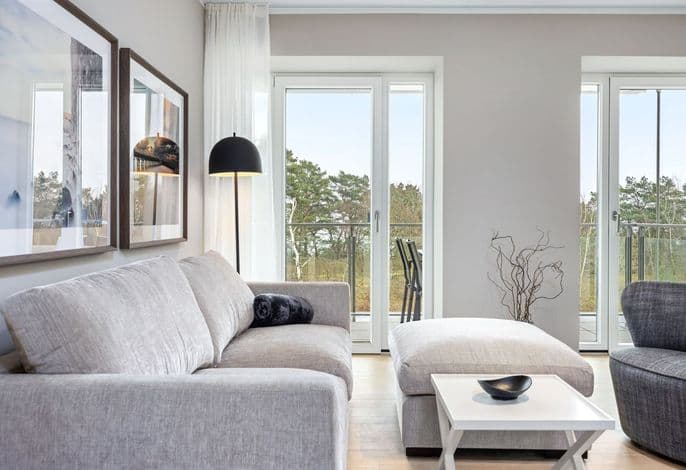 Modernes Komfort-Apartment in Toplage an der Ostsee mit Balkon und zwei Bädern - Strandresidenzen Binz-Prora detail 1