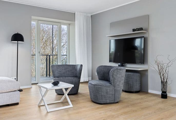 Großes Komfort-Apartment auf 102 qm mit Balkon und zwei Bädern an der Ostsee! - Strandresidenzen Binz-Prora detail 2