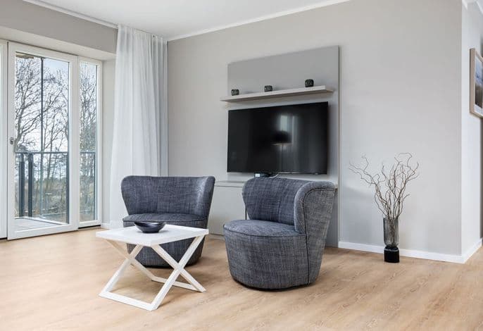 102 qm großes, komfortables Apartment mit Balkon und zwei Bädern an der Ostsee - Strandresidenzen Binz-Prora detail 1
