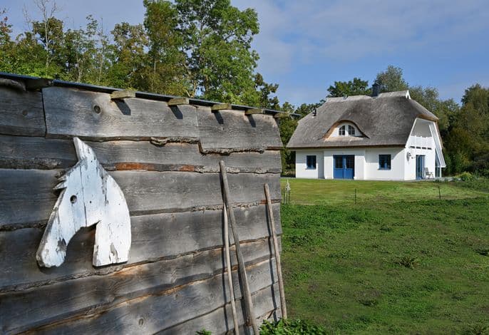 Ferienhaus mit Reetdach, großem Grundstück und Privatweg zum Hafen - Ferienhaus mit Reetdach, großem Grundstück und Privatweg zum Hafen detail 2