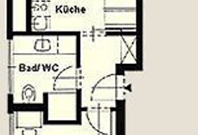 Ferienwohnung Köpenick, 35 qm, 1 Schlafzimmer, max. 3 Personen - Ferienanlage Alt Reddevitz detail 1